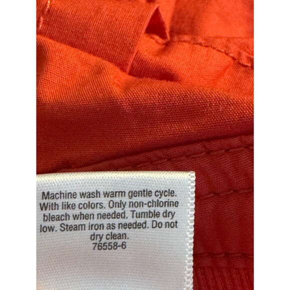 NWT SJB Red Bermuda Short Sz 6 Mid Rise Cotton Spandex 11" Inseam Women - Picture 9 of 9